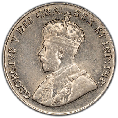 Canada 1930 5 Cents Nickel Coin - EF-45