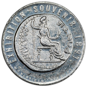 SOLD Canada 1891 Exhibition Souvenir Token Leroux #1517c