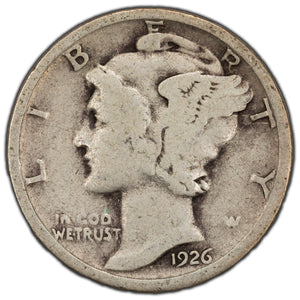 SOLD United States 1926 10 Cents Mercury Dime Silver Coin