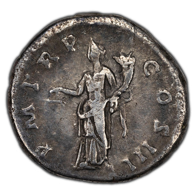 SOLD Ancient Rome Hadrian AD 119-121 Denarius Silver Coin RIC #80 RSC #1019