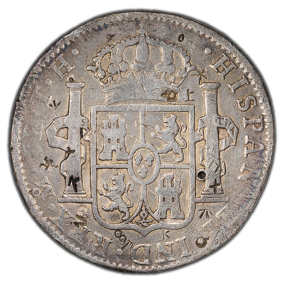 SOLD Mexico 1805 Mo-TH 8 Reales Silver Coin KM #109 - Chopmarks