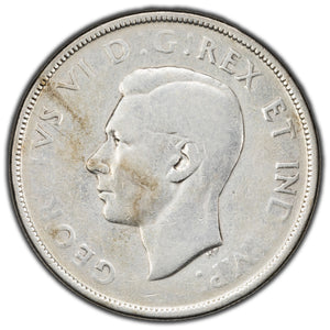 SOLD Canada 1946 $1 Dollar Silver Coin - Cleaned
