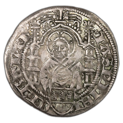 German States Cologne c.15th Century Weissphennig Silver Coin Schulten #1656