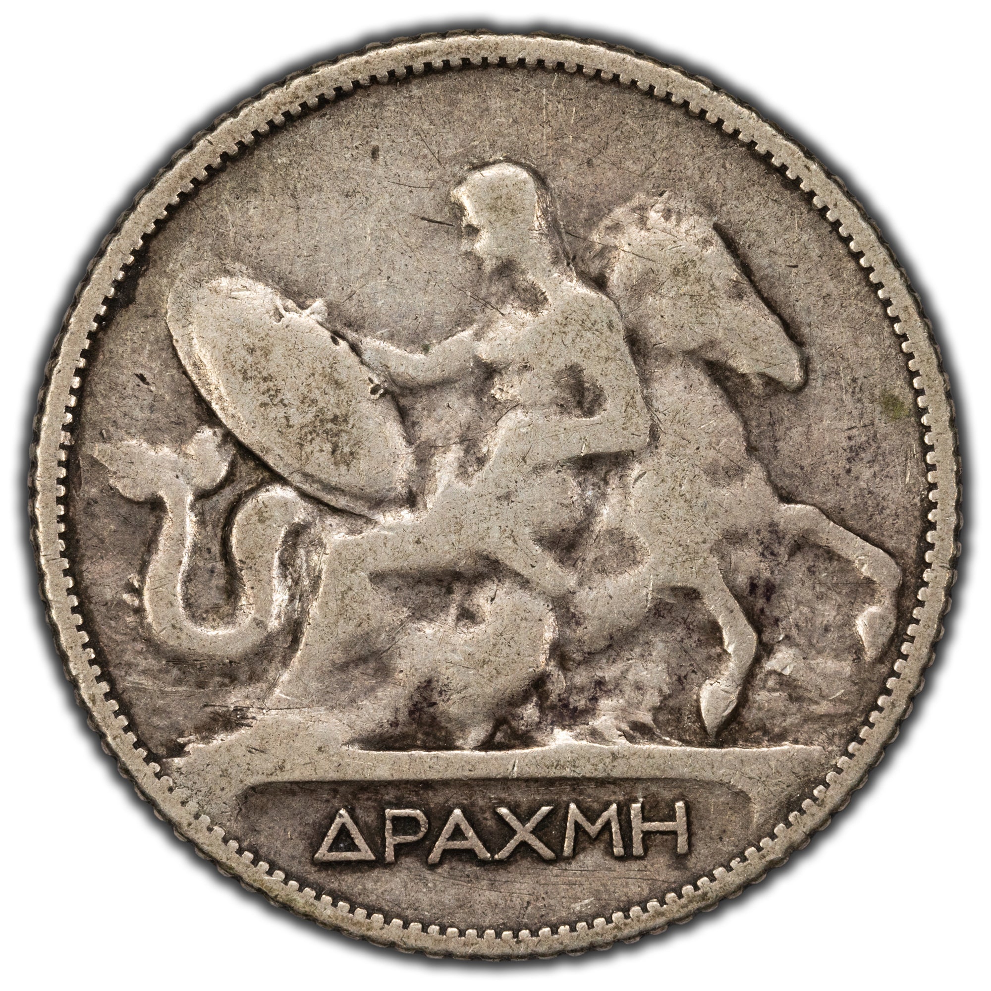 SOLD Greece 1910 Drachma Silver Coin KM #60 - The Toronto Coin Shop