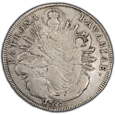 Germany Bavaria 1765 Thaler Silver Coin KM #519