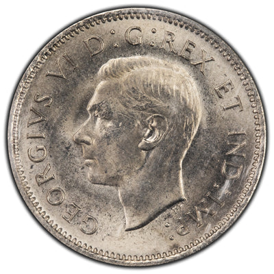 SOLD Canada 1942 5 Cents Nickel Coin - ICCS MS-64
