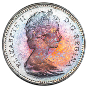 SOLD Canada 1967 10 Cents Dime Silver Coin - Specimen - Nice Colour!