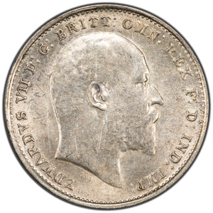 SOLD Great Britain 1907 3 Pence Silver Coin KM #797.2