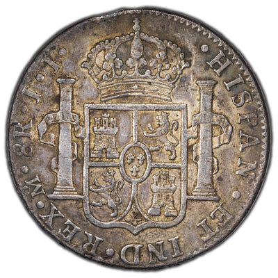 SOLD Mexico 1820 Mo-JJ 8 Reales Silver Coin KM #111