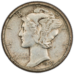 SOLD United States 1929 10 Cents Mercury Dime Silver Coin