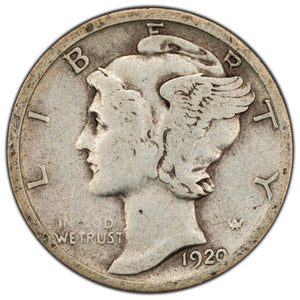 SOLD United States 1920-D 10 Cents Mercury Dime Silver Coin