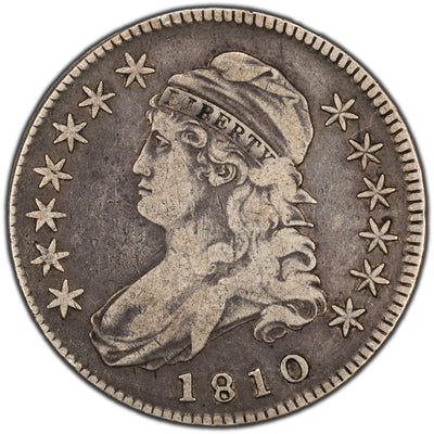 SOLD United States 1810 50 Cents Capped Bust Half Dollar Silver Coin