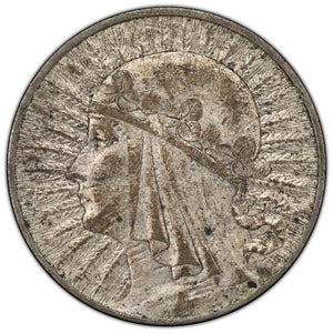 SOLD Poland 1932 10 Złote Silver Coin Y #22