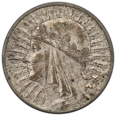 Poland 1932 10 Złote Silver Coin Y #22