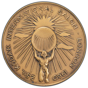 SOLD Great Britain 1960 Kodak 25th International Salon Bronze Medal 58mm