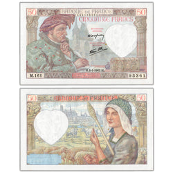 SOLD France 1942 50 Francs Note P #93 - Uncirculated