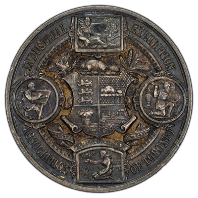 Canada Toronto Industrial Exposition Silver Medal Leroux #1466 45mm