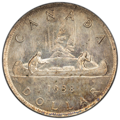 SOLD Canada 1938 $1 Silver Dollar Coin - Hairlines