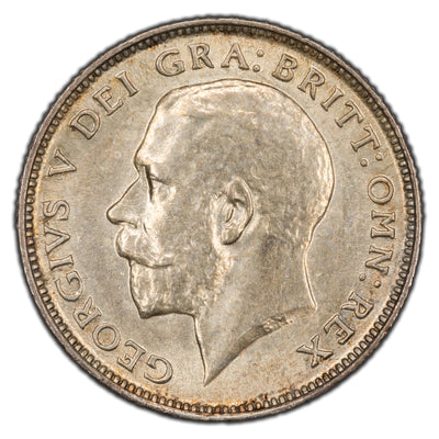 Great Britain 1912 6 Pence Silver Coin KM #815