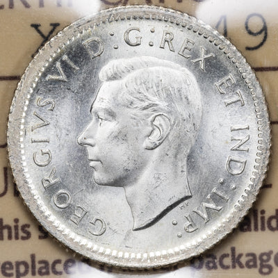 SOLD Canada 1939 10 Cents Dime Silver Coin - ICCS MS-65