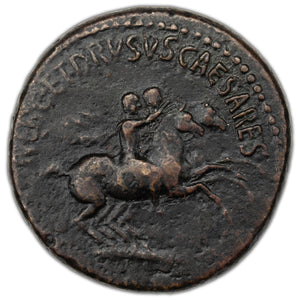 SOLD Ancient Rome AD 37-41 Caligula AE Dupondius Coin RIC #34 16.11g