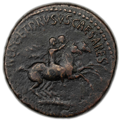 SOLD Ancient Rome AD 37-41 Caligula AE Dupondius Coin RIC #34 16.11g