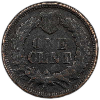 United States 1868 Indian Head One Cent Coin - Better Date! (corrosion)