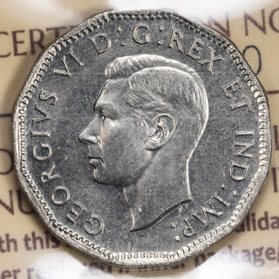SOLD Canada 1946 5 Cents Nickel Coin - ICCS MS-65