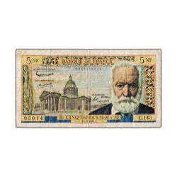 France 1965 5 New Francs Note P #141a - Circulated