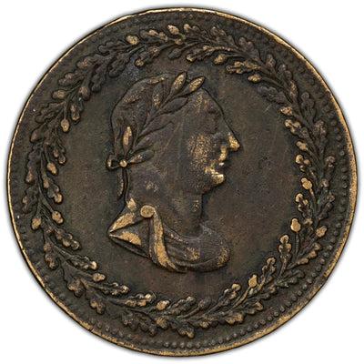 Lower Canada 1812 Tiffin Token LC-48-19 - Very Fine +