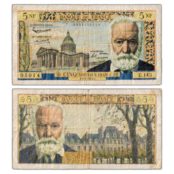 France 1965 5 New Francs Note P #141a - Circulated