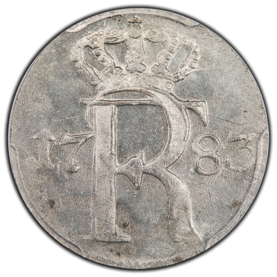 SOLD Germany Prussia 1783-A 1/24 Thaler Silver Coin - PCGS MS-64