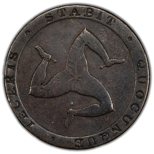 SOLD Isle of Man 1831 1/2 Half Penny Token KM #Tn21