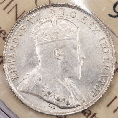 SOLD Canada 1902 5 Cents Silver Coin - ICCS MS-66