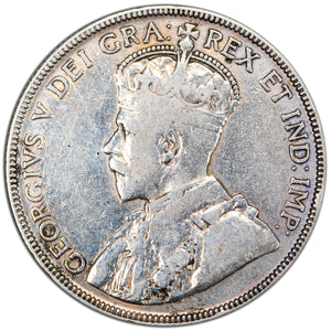 SOLD Canada 1936 50 Cents Half Dollar Silver Coin - Cleaned