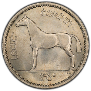 SOLD Ireland 1961 1/2 Half Crown Coin KM #17