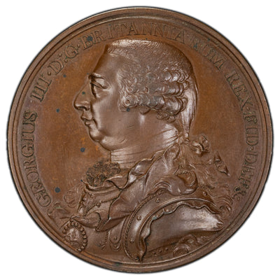 Great Britain 1801 Union of England & Ireland Bronze Medal 48mm BHM #524