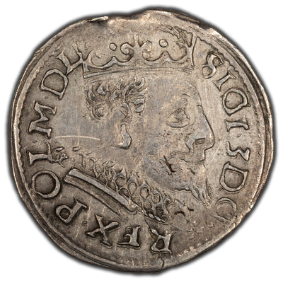 SOLD Poland 1597 Lublin 3 Grosze Silver Coin