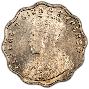 SOLD India 1919 1 One Anna Coin KM #513