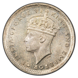 SOLD Ceylon 1937 10 Cent Silver Coin KM #112
