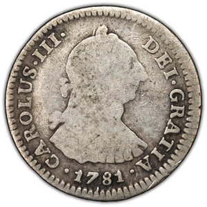 Mexico 1781 1 Real Silver Coin KM #78