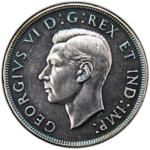 SOLD Canada 1947 Blunt 7 $1 Silver Dollar Coin - Cleaned