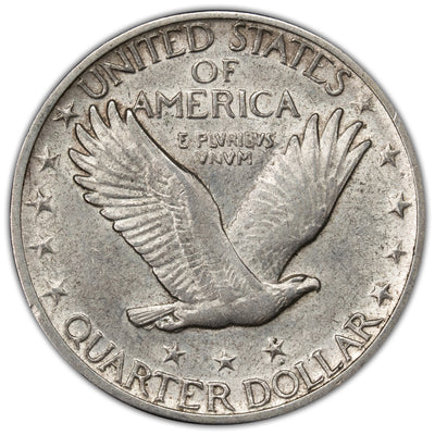 United States 1917-D Type 1 25 Cents Standing Liberty Quarter Coin