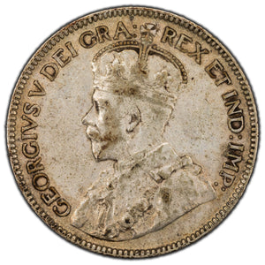 SOLD Canada 1920 25 Cents Quarter Silver Coin - VF
