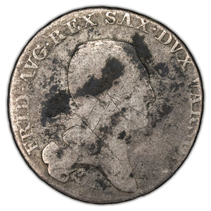 SOLD Polish States Warsaw 1812 1/3 Thaler Silver Coin Gum #2471