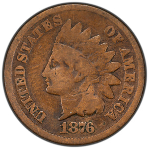 SOLD United States 1876 1 Cent Indian Head Penny Coin
