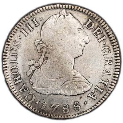 SOLD Mexico 1788 2 Reales Silver Coin KM #88 - Cleaned