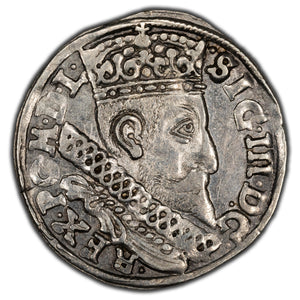 SOLD Poland 1597 Poznań 3 Grosze Silver Coin