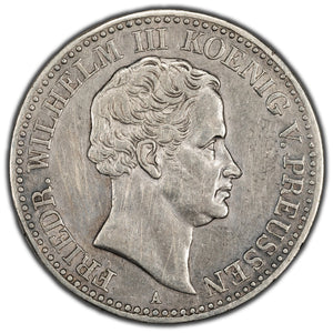 SOLD Germany Prussia 1830 A Thaler Silver Coin KM #419 - Hairlines