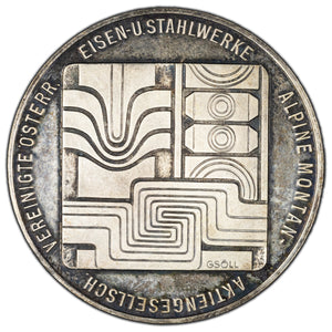 SOLD Germany 1976 Sonntage Calendar Silver Medal 40mm